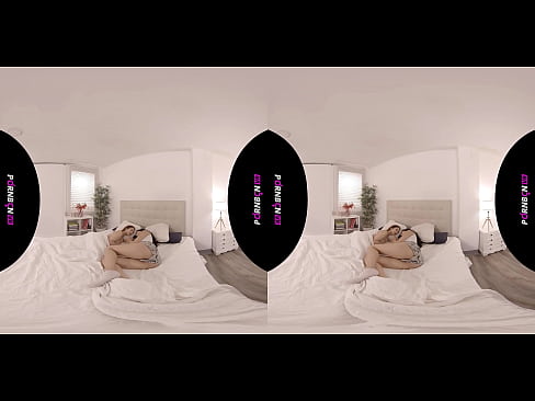 ❤️ PORNBCN VR اثنين من المثليات الشابات يستيقظون في حالة شبق في الواقع الافتراضي 4K 180 ثلاثي الأبعاد جنيف بيلوتشي كاترينا مورينو الفيديو الشرجي